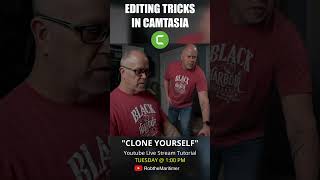 Clone Yourself with Camtasia  2024 Tutorial camtasia videoediting contentcreator youtuber [upl. by Richmond]