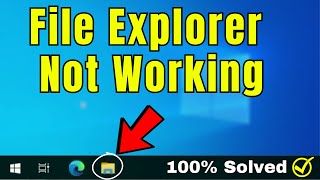 File Explorer Not Working in Windows 11107 [upl. by Silvanus]