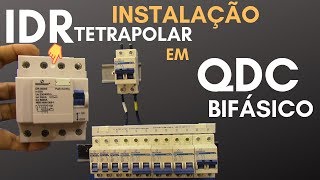 👉INSTALAÇÃO DR´´ TETRAPOLAR QDC  BIFÁSICO [upl. by Gustavus691]