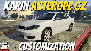 Karin Asterope GZ Customization  GTA Online [upl. by Annodam]