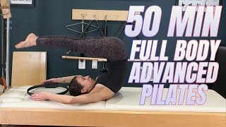 50 Min Advanced Mat Pilates Workout using the Magic Circle [upl. by Airrej]