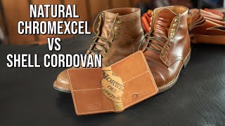 Natural CXL vs Shell Cordovan [upl. by Kipper891]