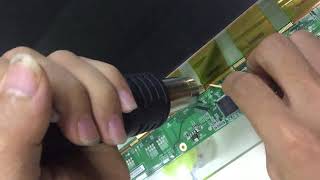 Operation Video 28 for LED LCD TV Flex Cable Replacement by LCD Bonding Machine [upl. by Vizzone907]