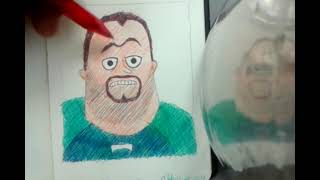 MARK HOAGIES👦 TIME LAPSE DRAWING [upl. by Viveca550]