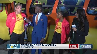 Oscar Mayer Wienermobile rolls into Wichita [upl. by Lesya]