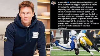 Tom Brady Blasts Colts QB for Pittman’s Injury [upl. by Jutta]