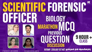 SCIENTIFIC FORENSIC OFFICER BIOLOGY  MEGA MARATHON MCQ PREVIOUS QUESTION DISCUSSION [upl. by Sara-Ann989]