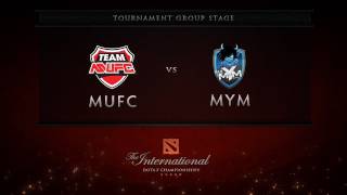 UFC vs MYM  Russian Commentary  Dota 2 International [upl. by Enidualc494]