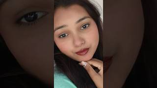 Brown Lipstick hack 🟤 For beginners ✅shots makeup hack makeuptutorial trend [upl. by Risley]