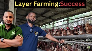 This farmer is running a succesful Layer Farming in Nigeria [upl. by Otes]