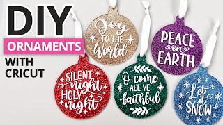 ACRYLIC ORNAMENTS WITH CRICUT [upl. by Alysoun]