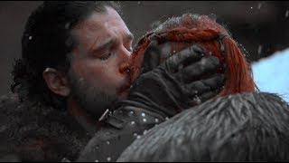 Sansa amp Jon  Forehead Kiss  Game of Thrones 6x10  HD 1080p [upl. by Aynod725]