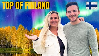 The NORTHERN MOST Point in Finland INSANE Northern Lights [upl. by Asiled]