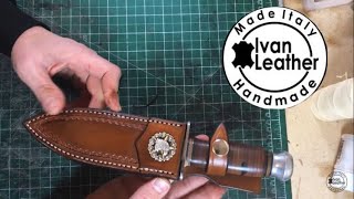 Leather sheath custom order [upl. by Drolyag]