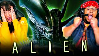 ALIEN 1979 MOVIE REACTION FIRST TIME WATCHING Sigourney Weaver  Chestburster Scene  Review [upl. by Jaymie407]