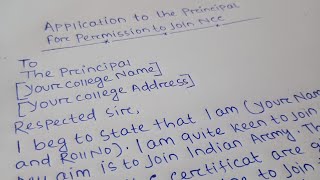 Application for NCC  Join NCC Application acquireknowledge englishwriting [upl. by Egrog]