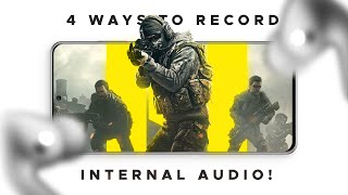 4 Ways to Record Internal Audio on Android WITHOUT ROOT [upl. by Adahs]