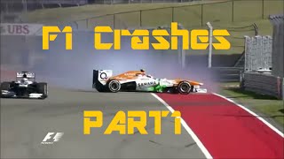 F1 Crashes Part1 [upl. by Durno]