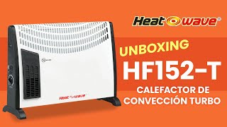 Cómo usar el calefactor de convección turbo modelo HF152T  Heatwave [upl. by Fisa]