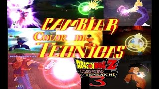 DBZ BT 3  Como cambiar de Color una Técnica [upl. by Juliana]