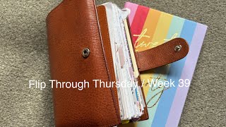 Flip Through Thursday  Week 39  September 2024  Pink Planner Girl [upl. by Htedirem181]