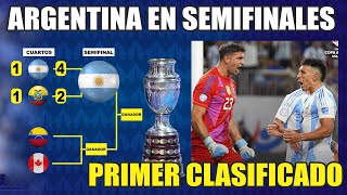 Argentina en SEMIFINAL  Copa América 2024 ⚽ Estadísticas y como queda la llave para la GRAN FINAL [upl. by Saunderson]