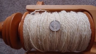 Plying Demo  Make A 2 Ply Yarn [upl. by Volnak]