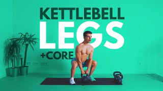 Kettlebell LEG Workout  Core [upl. by Yancy]