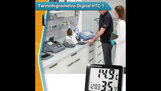 🔸Termohigrometro Digital LCD  Pro Instruments  HTC1  Temperatura y Humedad interior [upl. by Accisej]