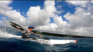 North Shore Oahu Surfski Downwind [upl. by Aksel]