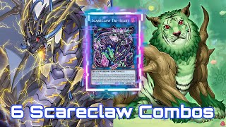 Master Duel 6 SCARECLAW Combos With COLOSSUS amp NATURIA BEAST  Part 28 [upl. by Tressa]