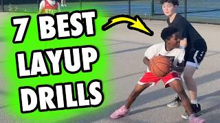 7 Basketball Layup Drills with Passing Combos [upl. by Elodia]