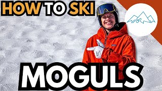 How to ski MOGULS  How to ski BUMPS [upl. by Kavita]