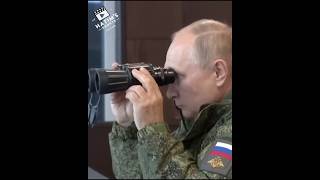 Putin Watching Zelensky Trump and Macron Through Binoculars😂 [upl. by Atinel]