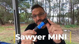 Sawyer Mini Water Filter  how to filter water when out hiking [upl. by Amian]