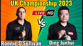 Ronnie OSullivan vs Ding Junhui UK Championship 2023 Final Live Match HD Session 1 [upl. by Noll]