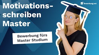 Motivationsschreiben Master  Formulierungsbeispiele [upl. by Pax]