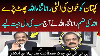 Rana Sana Ullah Big Interview About Imran Khan PTI Protest [upl. by Emmalyn547]