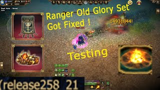 Ranger Old Glory Set Fixed   Infinite Explosive Arrows  R25821  Drakensang Online  Maszive [upl. by Nyrol]