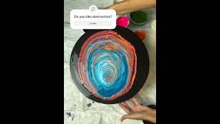 Fluid art process of painting художникartfluidartworkpaintingfluidartist тренды [upl. by Atsyrc]