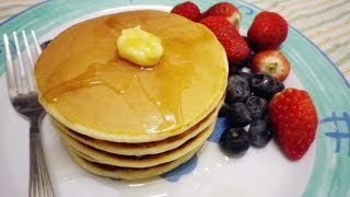 熱香餅食譜 簡單快速早餐 Pancake simple breakfast recipe  Amy kitchen [upl. by Otreblaug]