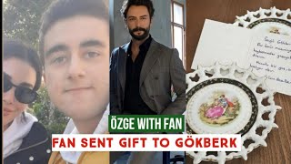 Özge yagiz with Fan Fan Sent Gift to Gökberk demirci [upl. by Aicxela]