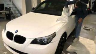 Car Wrapping  Fahrzeugvollverklebung  BMW e60 [upl. by Clari716]