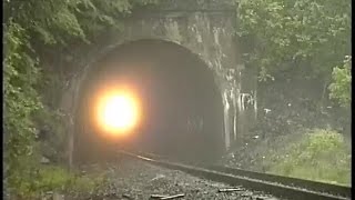 U34CH 4162 out of Otisville Tunnel Otisville NY June 5 1992 [upl. by Loats558]