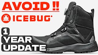 WORST Quality Winter BOOTS –ICEBUG Walkabout GTX Winter boots  1 year update winter boots icebug [upl. by Anilah839]