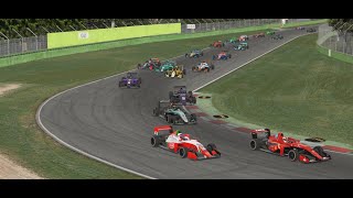 iRacing Motorsport Simulator  Super Formula Lights fixed setups  Imola Grand Prix  20 min race [upl. by Lajib]