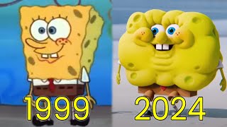 Evolution of SpongeBob SquarePants in Movies amp TV 19992024 [upl. by Reivilo272]