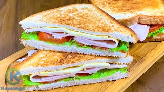 How to Make Turkey Sandwich  Breakfast Recipe [upl. by Howlyn]