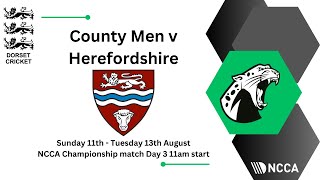 Dorset Men v Herefordshire  NCCA Championship match Day 3 [upl. by Aidekal]