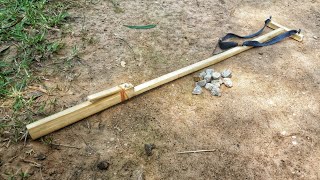 How to Make a Powerful Slingshot from Home [upl. by Hays]